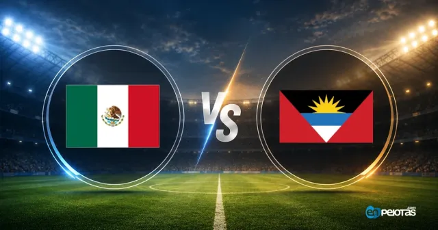 México U20 vence 3-0 a Antigua and Barbuda U20