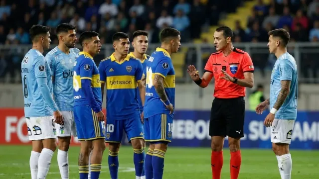 Roldán arbitra O'Higgins vs Boca en playoffs de Sudamericana