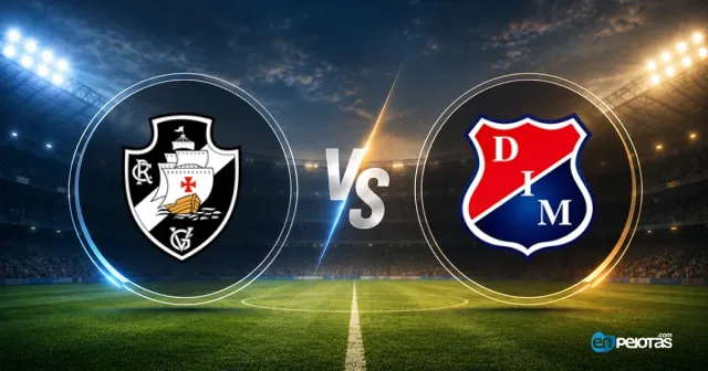 Vasco da Gama vence a Medellín en Copa Sudamericana