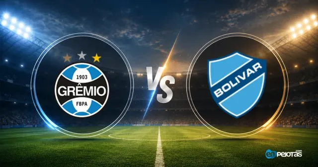 Bolívar vence 1-0 a Grêmio en la Copa Sudamericana