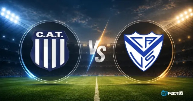 Vélez remonta y vence 3-1 a Talleres