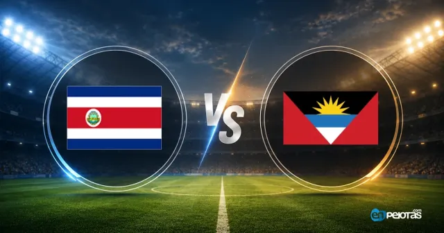 Costa Rica U20 golea 4-1 a Antigua and Barbuda