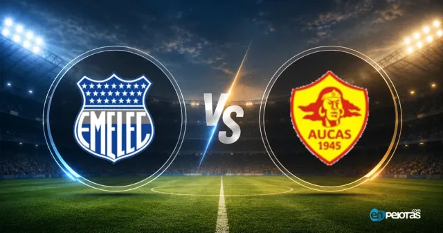 Aucas vence a Emelec con doblete de Preciado