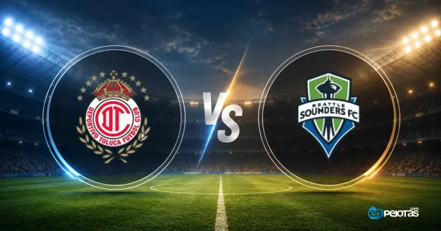 Toluca goleó 3-0 al Seattle Sounders