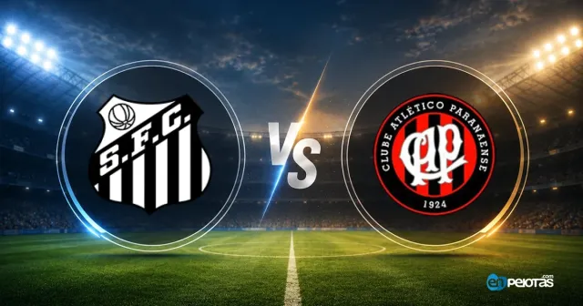 Athletico vence 2-0 al Santos en el Brasileirão