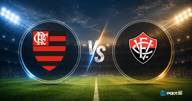 Flamengo vence 2-0 a Vitória en el Maracanã