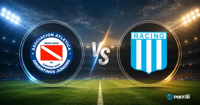 Argentinos vs Racing: duelo de contrastes en la Primera División
