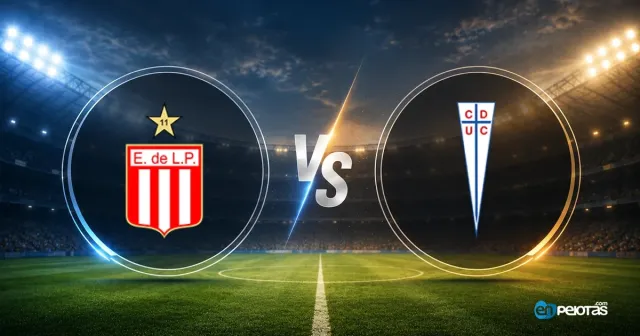 Estudiantes vs Católica por octavos de Libertadores