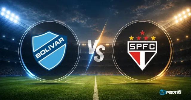 Bolívar y São Paulo en los octavos de la Sudamericana
