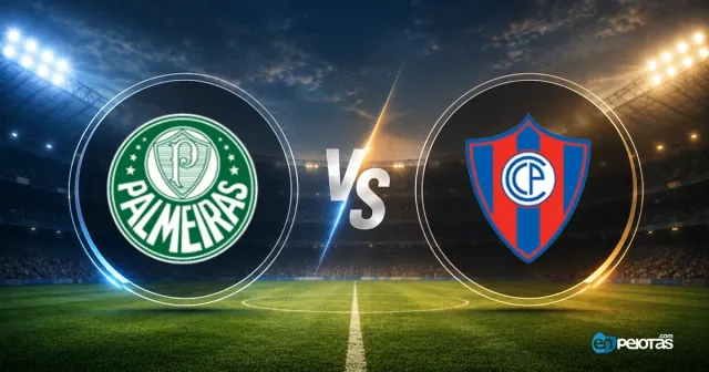 Palmeiras empata con Cerro Porteño en Octavos
