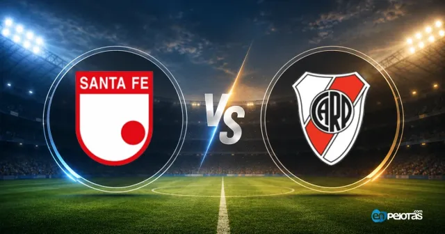 Santa Fe y River, 0-0 en octavos de Copa Sudamericana