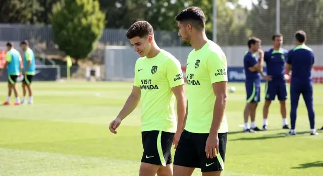 Julián Álvarez Back in Training With Atlético