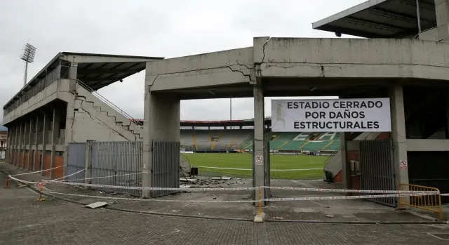 Once Caldas relocates after Manizales quake