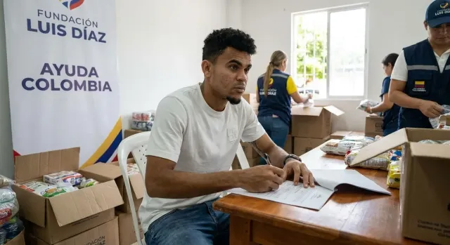 Luis Díaz Organizes Aid for Colombia Earthquake Victims
