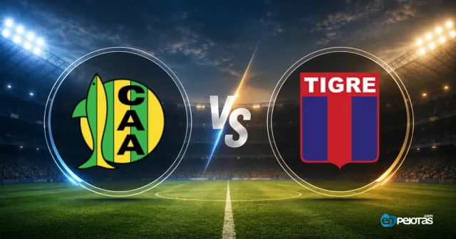 Aldosivi vs Tigre en la Primera División Argentina
