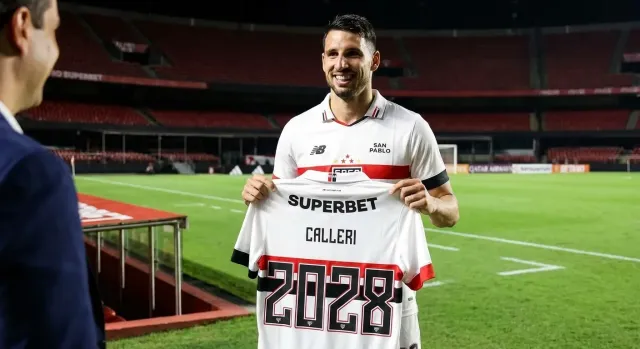 Calleri extends with Sao Paulo through 2028