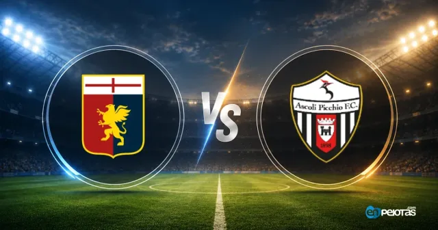 Genoa remonta y goleó 4-1 al Ascoli en Coppa Italia