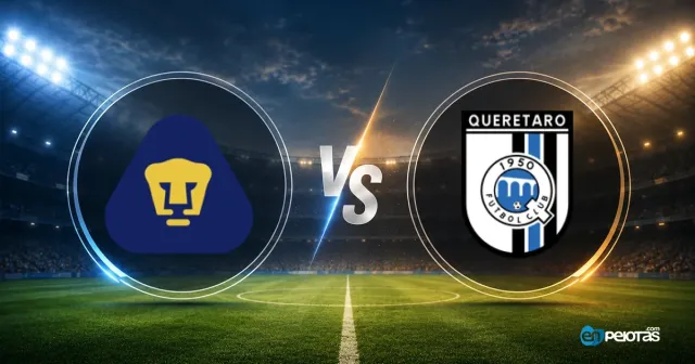 Pumas y Querétaro luchan por posiciones en Liga MX