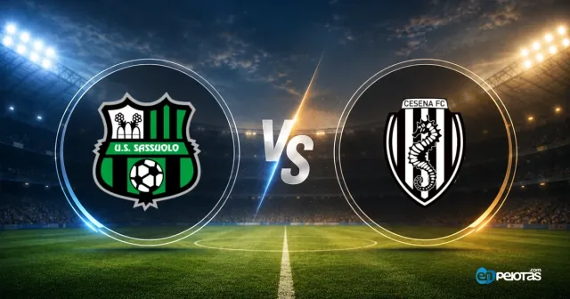 Sassuolo 3-0 Cesena en Coppa Italia