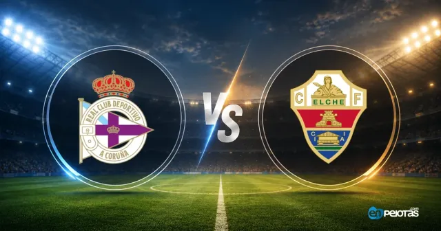 Deportivo vs Elche: choque parejo por la primera alegría