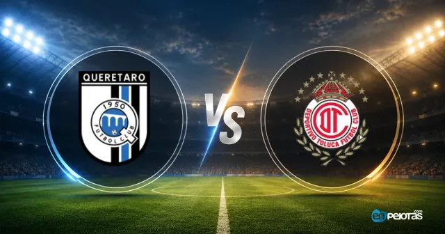 Toluca vence al Querétaro con gol en el descuento