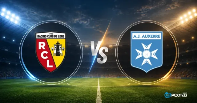 Lens 5-2 Auxerre en una goleada contundente