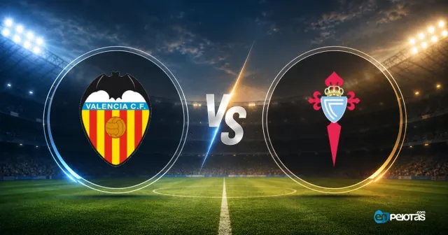 Valencia y Celta, 0-0 sin goles en Mestalla