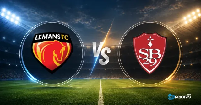 Le Mans y Brest empatan 2-2 en la Liga de Francia