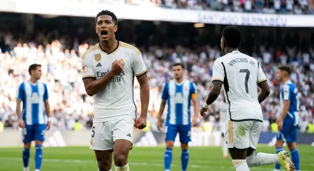 Real Madrid vence 2-1 al Espanyol con gol en el descuento