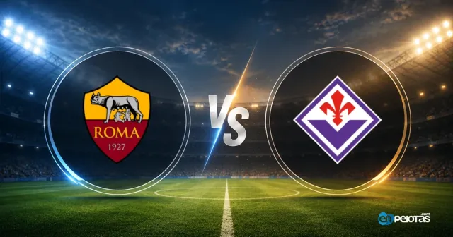 Roma recibe a Fiorentina en duelo de Serie A
