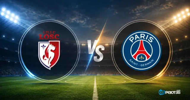 PSG rescata empate en el descuento ante Lille