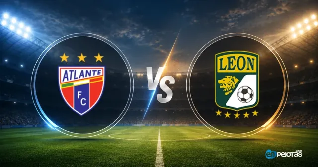 Atlante y León empatan 1-1 en descuento
