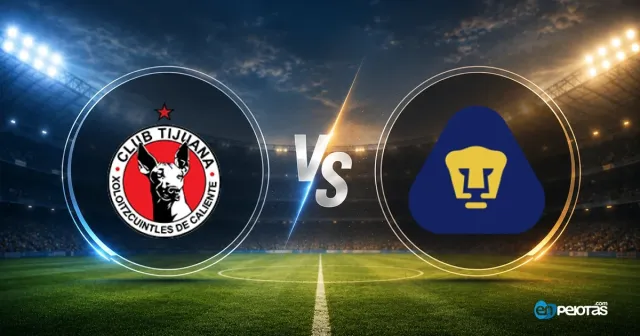 Tijuana derrota a Pumas 2-0 con doblete de Mora