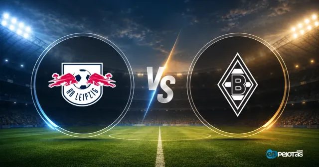Leipzig aplasta al Gladbach 3-0 con dominio absoluto
