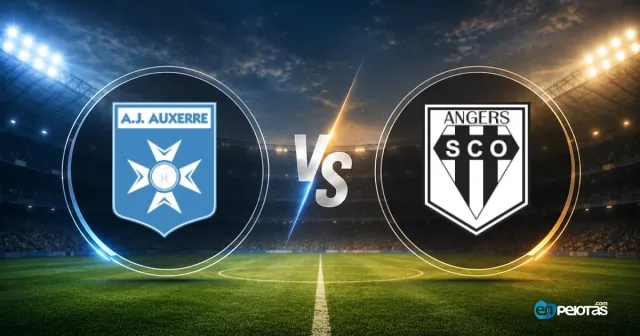 Angers gana 1-3 en el Auxerre pese a dominio local