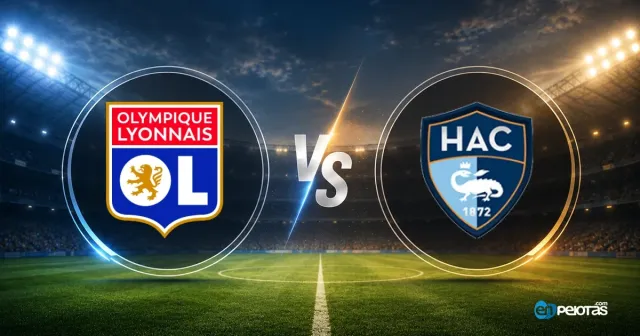 Lyon y Le Havre empatan 1-1 en el Groupama