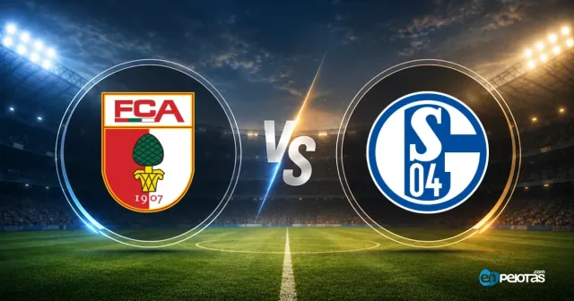 Augsburg goleó 3-0 al Schalke con superioridad numérica