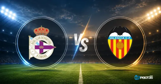 Deportivo gana 3-1 al Valencia con dos autogoles