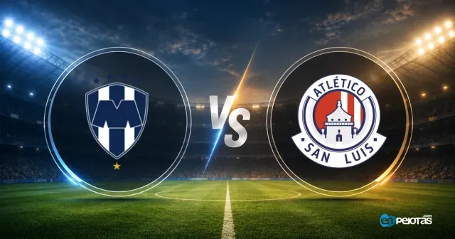 Monterrey pierde 1-3 pese a dominar ante San Luis
