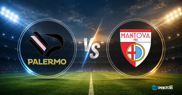 Palermo vence 5-2 al Mantova en la Coppa Italia