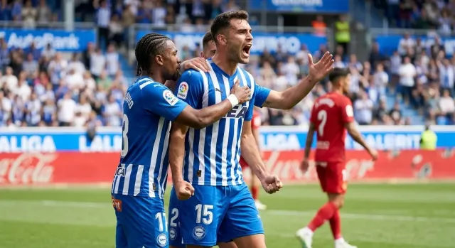 Boyé triplete: Alavés goleador ante Osasuna (5-2)