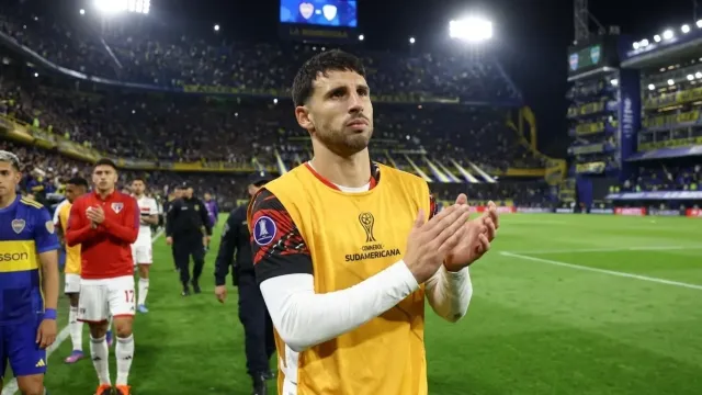 Calleri volvió a La Bombonera después de 11 años