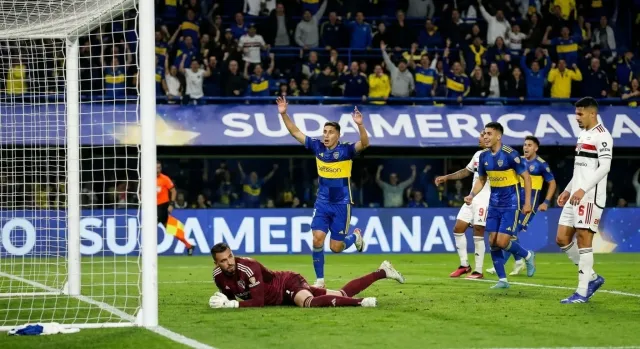 Merentiel marcó con fiebre en la victoria de Boca sobre São Paulo