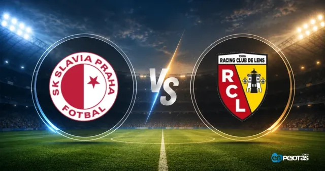 Lens remonta 3-2 al Slavia Praga en descuento