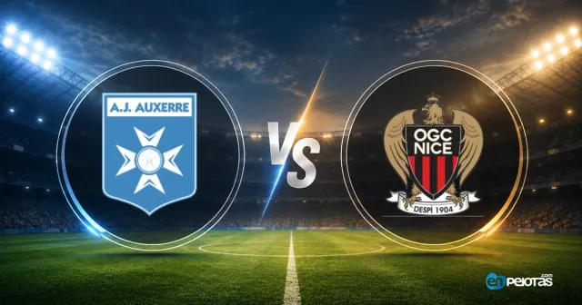 Auxerre vence al Nice con gol de Cameron Archer