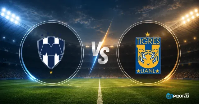 Monterrey y Tigres empatan sin goles en Liga MX
