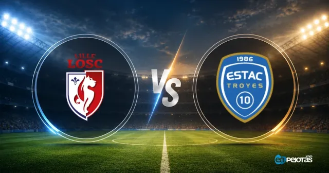 Lille vence 2-0 al Troyes y sigue líder