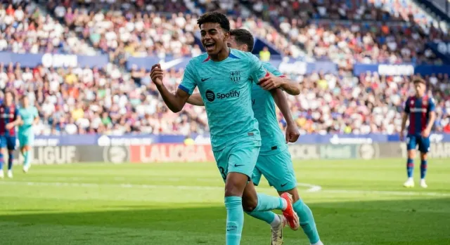 Barcelona gana 2-4 al Levante en Valencia