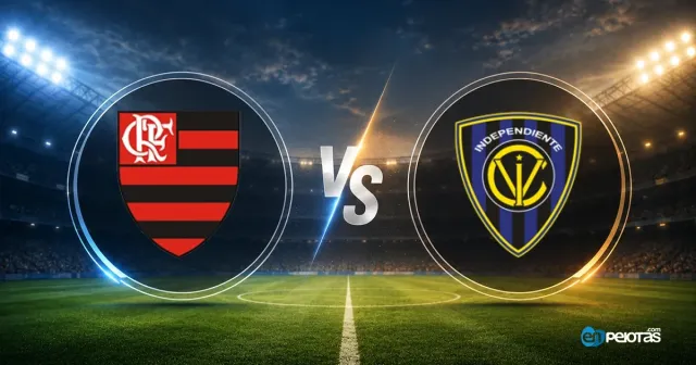 Flamengo, cerca de sellar los cuartos ante Independiente