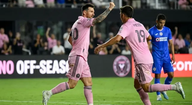 Messi anota su gol 38 en finales ante Cruz Azul